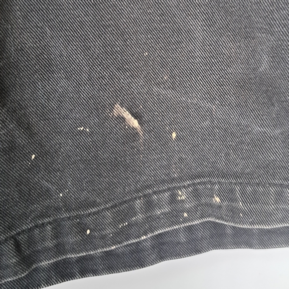 Y2K Vintage Tommy Hilifiger Black Denim Shorts Size 36 - Picture 9 of 10